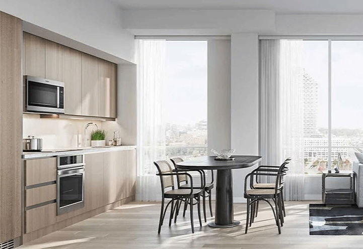 Living Room Suite Interior at Empire Quay House Condos