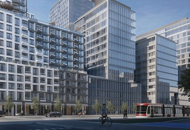 Lower Ground Level View of Empire Quay House Condos