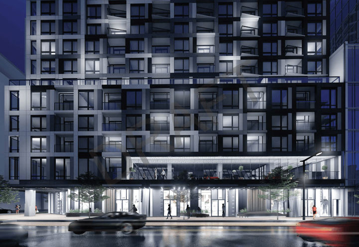 Street View of Podium, Exterior Window Suites at 162 Queens Quay E