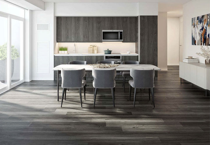 Suite Interior with Kitchen at Empire Quay House