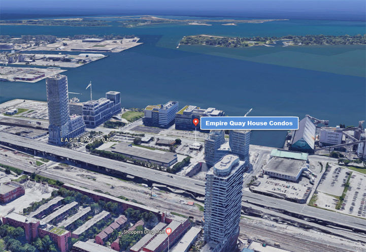 View from 162 Queens Quay Condos