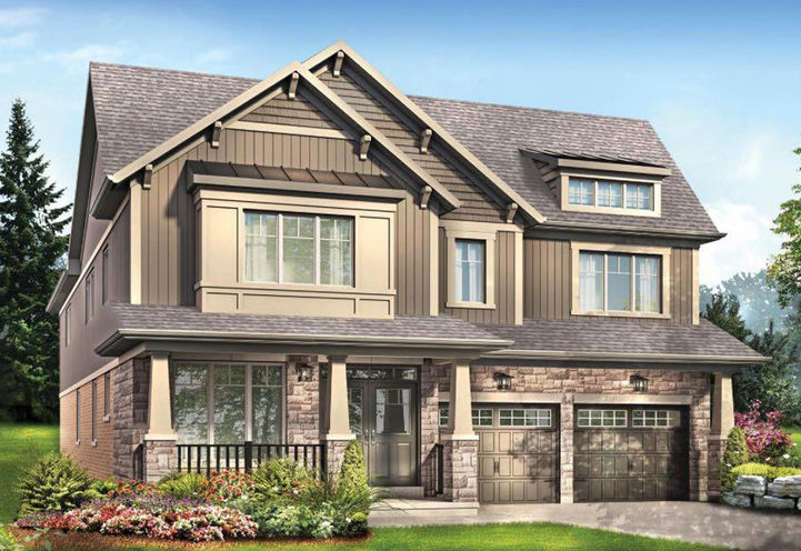 Empire Riverland Homes Exterior View - Double Car Garage Detached Home