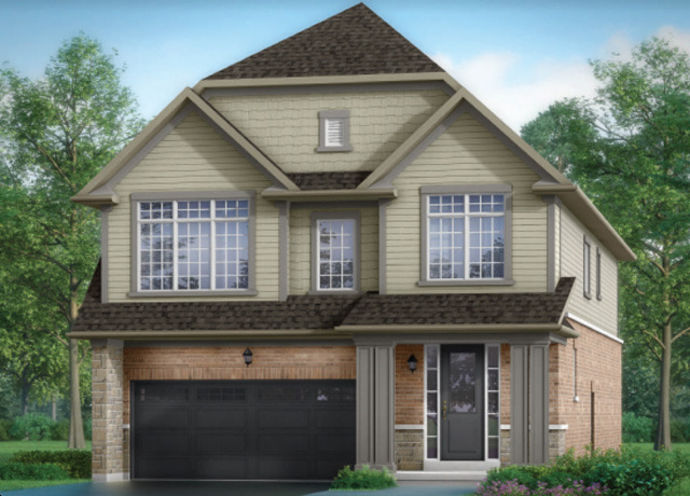 Erin Glen Homes Exterior View of Grange Detached Model