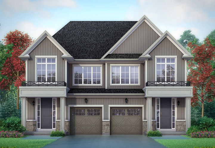 Erin Glen Homes Semi Detached Homes - Exterior View