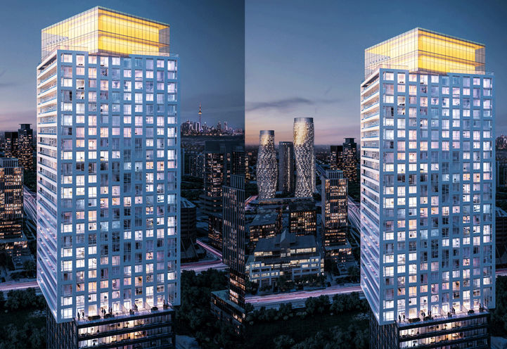 Exchange District Condos 2 at Dusk