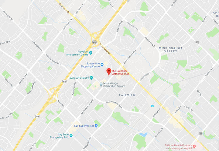 The Exchange District Condos 2 Located at 151 City Centre Drive