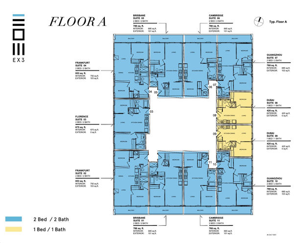 EX3 Condos Typical Plate A