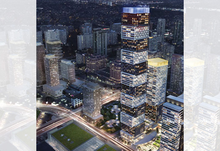 The Exchange District Condos 3 Close Up on Tower Exteriors