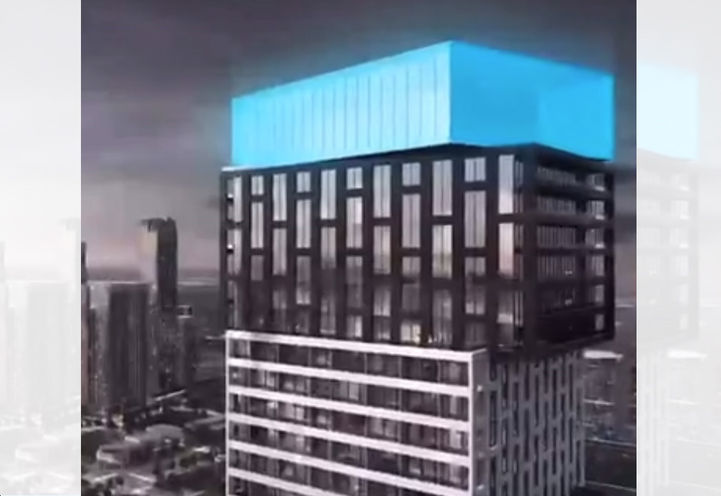 The Exchange District Condos 3 Close Up on Upper Levels