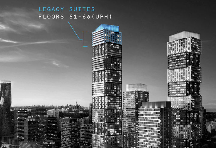 The Exchange District Condos 3 Exterior View of Legacy Suites