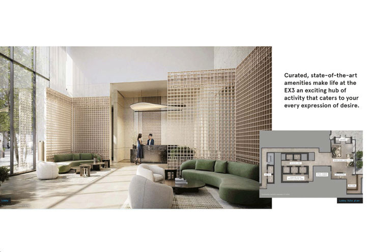 The Exchange District Condos 3 Lobby Site Plan