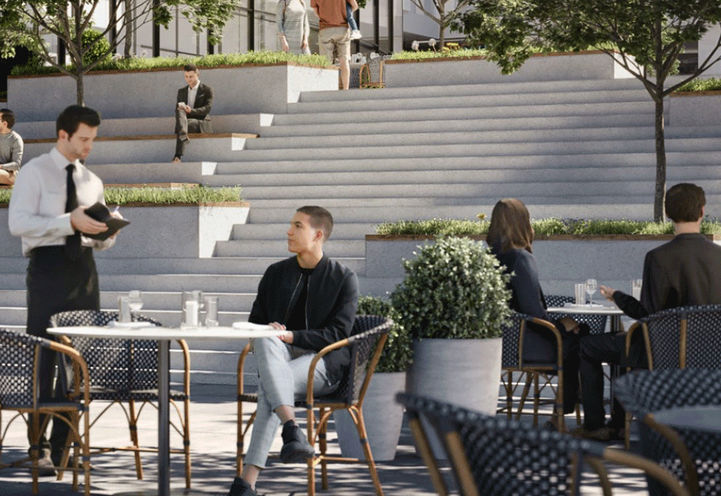 The Exchange District Condos 3 Outdoor Dining and Patio