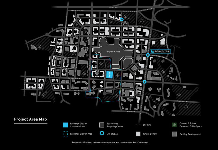 The Exchange District Condos 3- Project Area Map Details