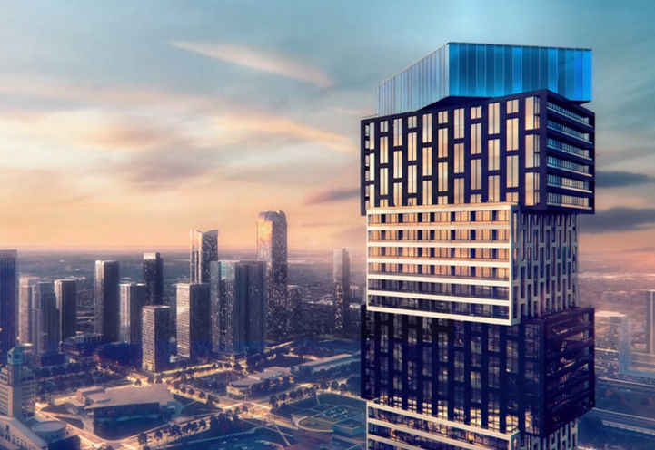 The Exchange District Condos 3 Upper Levels Skyline View at Dusk