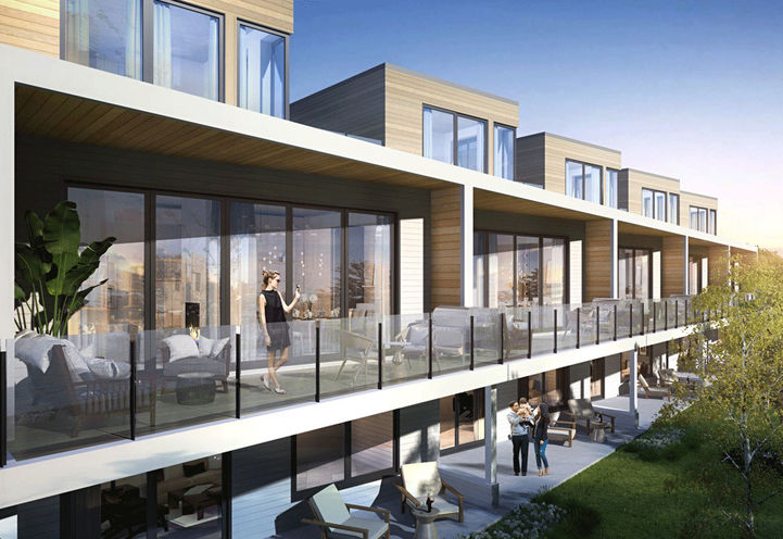 Fenelon Lakes Club Towns Resident Balcony Rendering