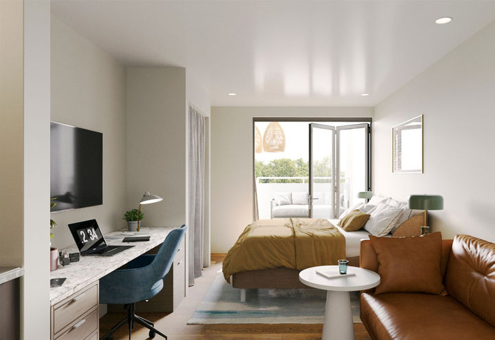 Flex Condos Bachelor Unit Suite Interiors