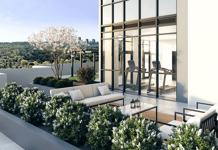 Four Me Condos Third Floor Amenity Area