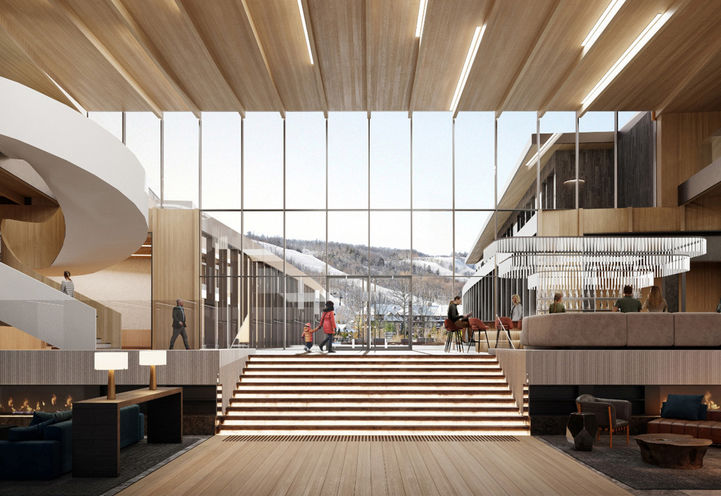 Freed Blue Mountain Condos Interior View of Entrance