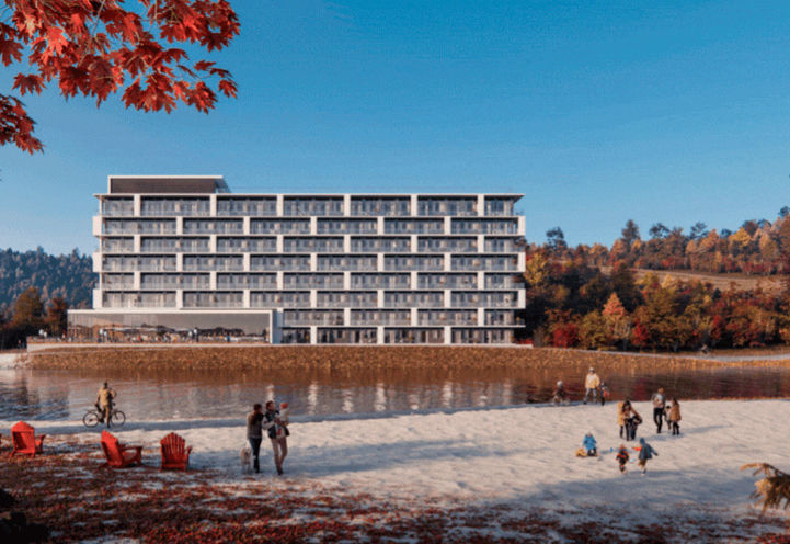 Freed Horseshoe Residences Exterior View in Autumn