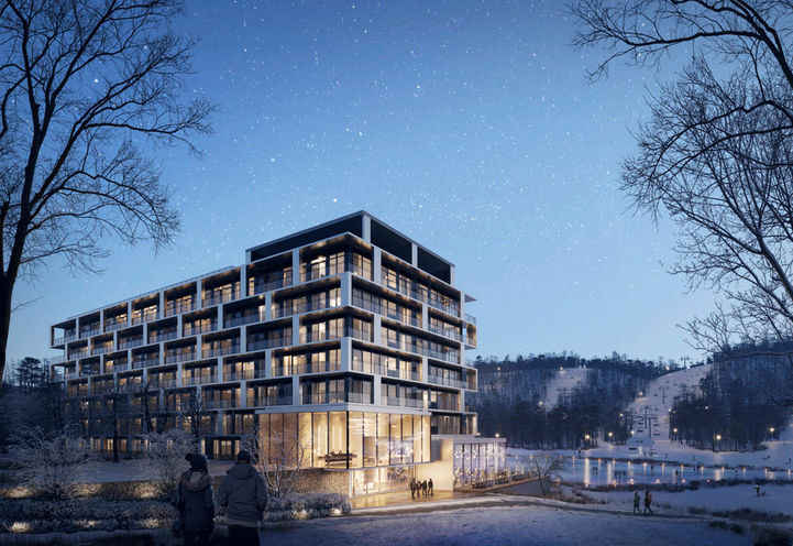 Freed Horseshoe Residences - Exterior View of Building