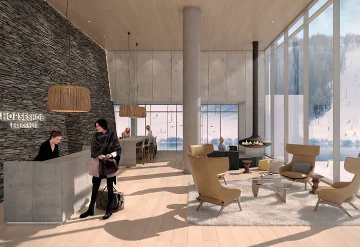 Freed Horseshoe Residences View of Lobby Interior