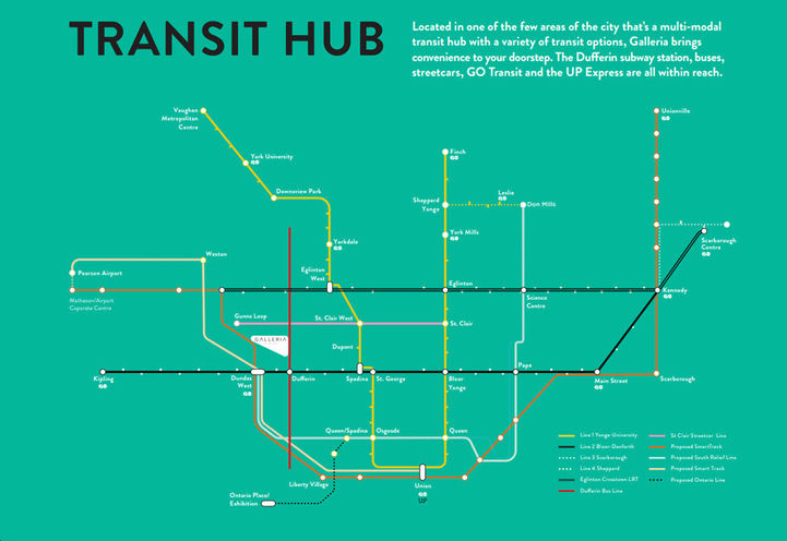 Galleria 03 Condos, Multi-Modal Transit Hub