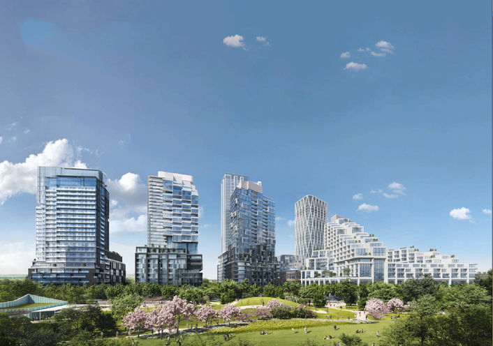 Galleria 3 Condos, Aerial View of Future Community