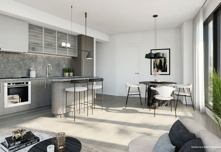 Galleria 3 Condos, Kitchen Suite