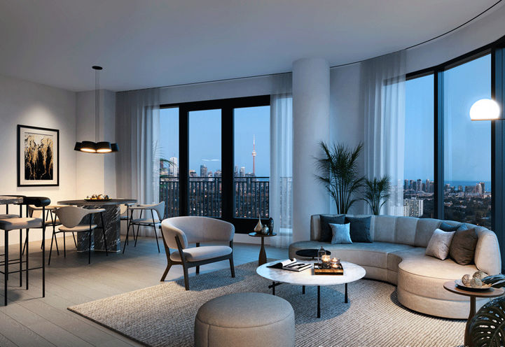 Galleria 3 Condos, Living Room Suite