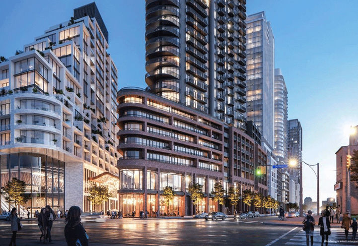 Galleria 3 Condos, Podium and Street Level   View