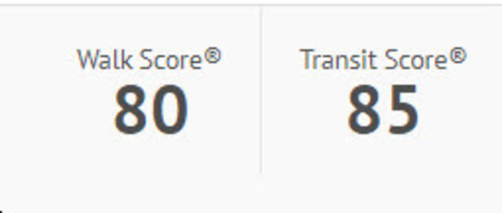 Great Walk & Transit Score