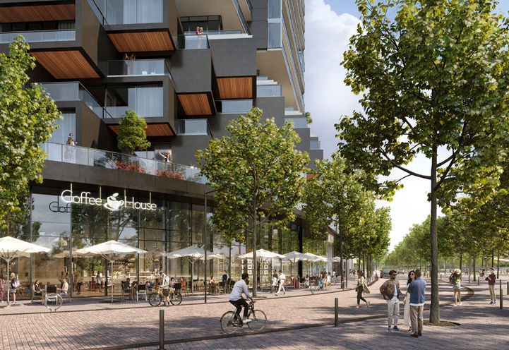 Galleria on the Park Community Streetscape