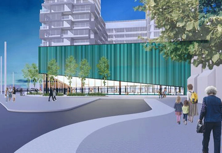 Galleria on the Park Condos - Looking East on Dupont