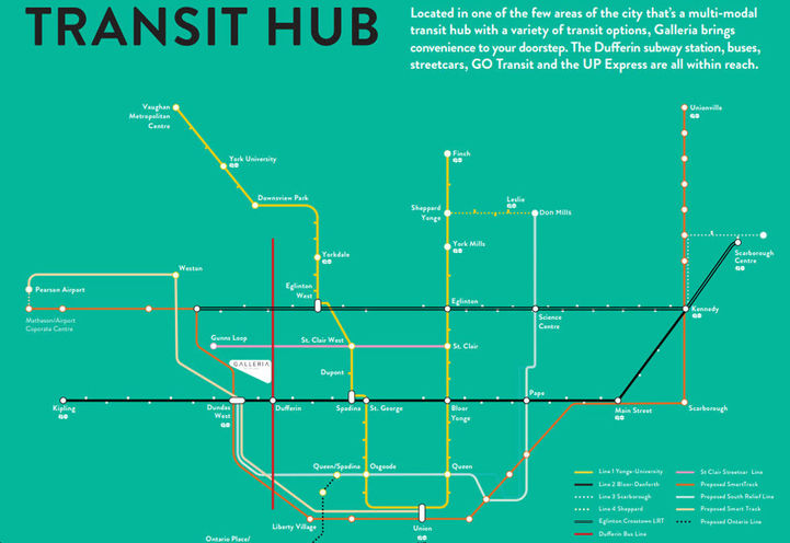 Galleria on the Park-Multi-Modal Transit Hub