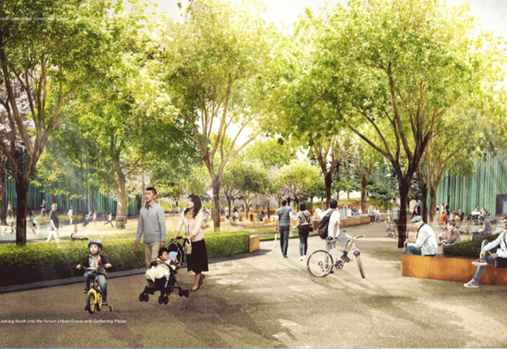 Outdoor Forum Space at Galleria on the Park Community