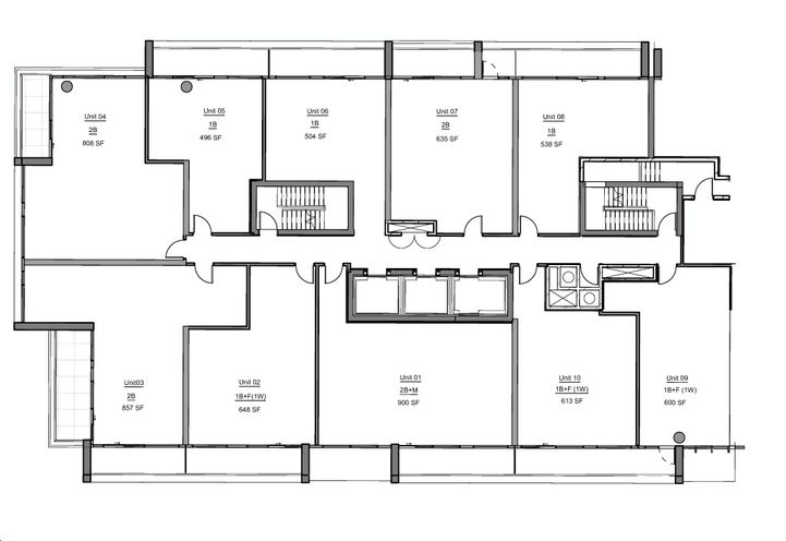 Podium Floor Keyplate at Galleria on the Park