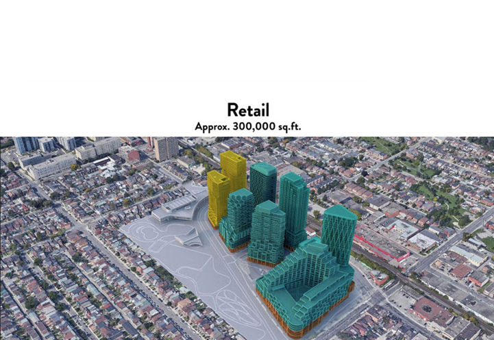Proposed Retail Space at Galleria on the Park Community