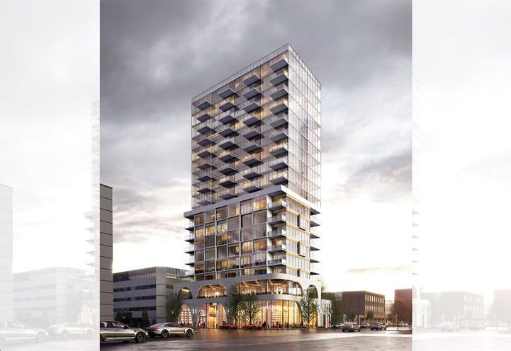 Gallery Condos Exterior View of Tower