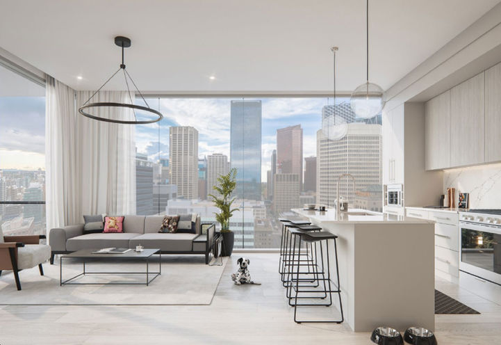 Gallery Condos Open Concept Layout - Suite Interiors