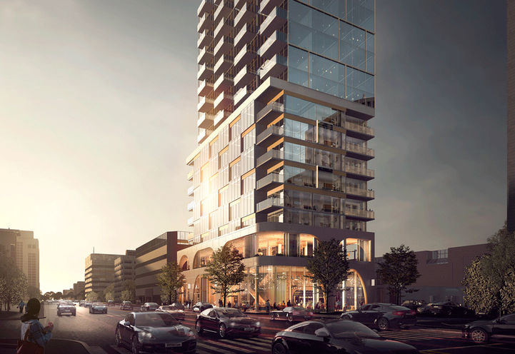 Gallery Condos Street View of Exterior