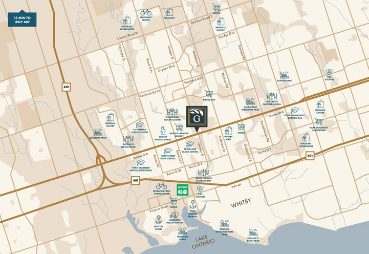 Garden Square Towns Aerial Map View of Project Location