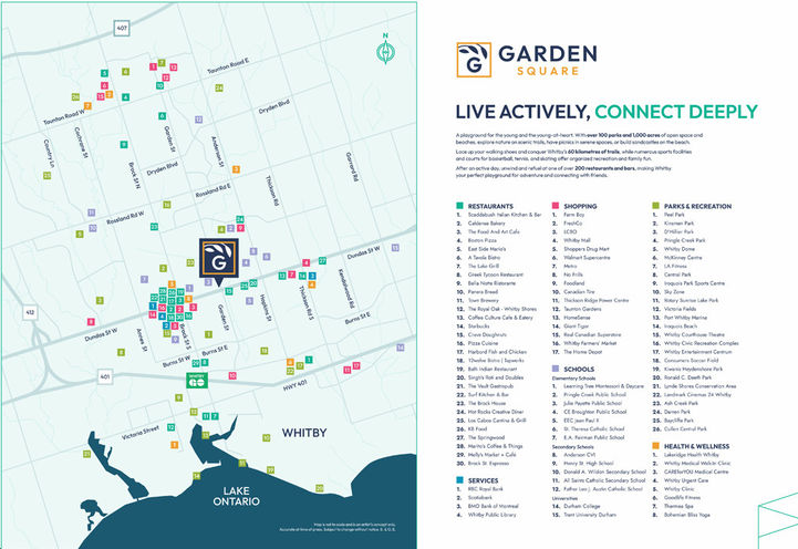 Garden Square Towns Map and List of Surrounding Amenities