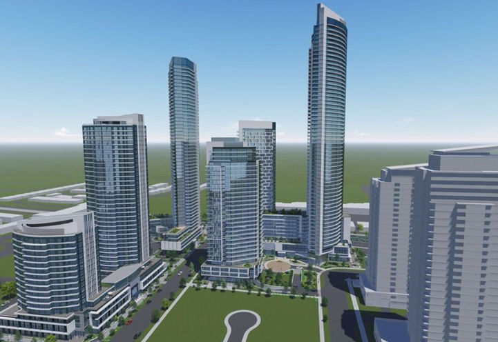 Gemma Condos Bird's Eye View of Pinnacle's Uptown Community