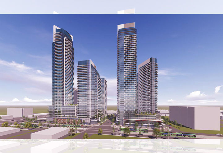 Gemma Condos Exterior View of Pinnacle Uptown Community