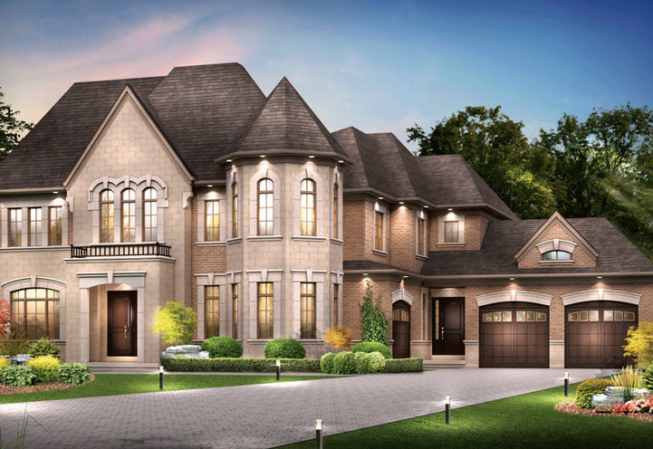 Gilford Estates Exterior View of The Buckingham Elevation B