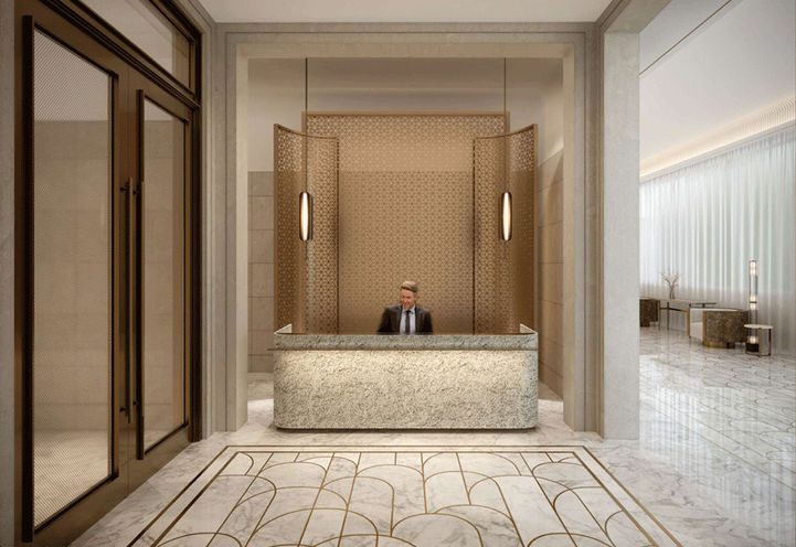 Glenhill Condos - Close Up View of Concierge