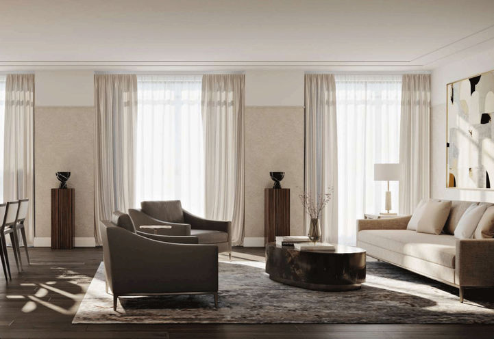Glenhill Condos -  Living Room Area