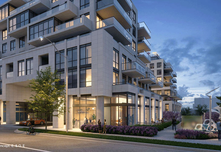 Glenhill Condos - Looking at the Building from Street Level