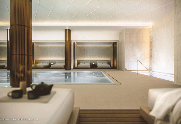 Glenhill Condos - Looking from Sun Loungers to the Pool