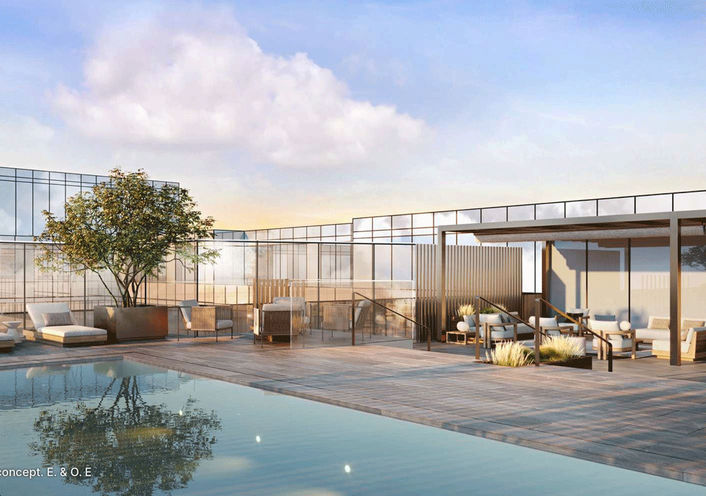 Glenhill Condos - Rooftop Terrace View